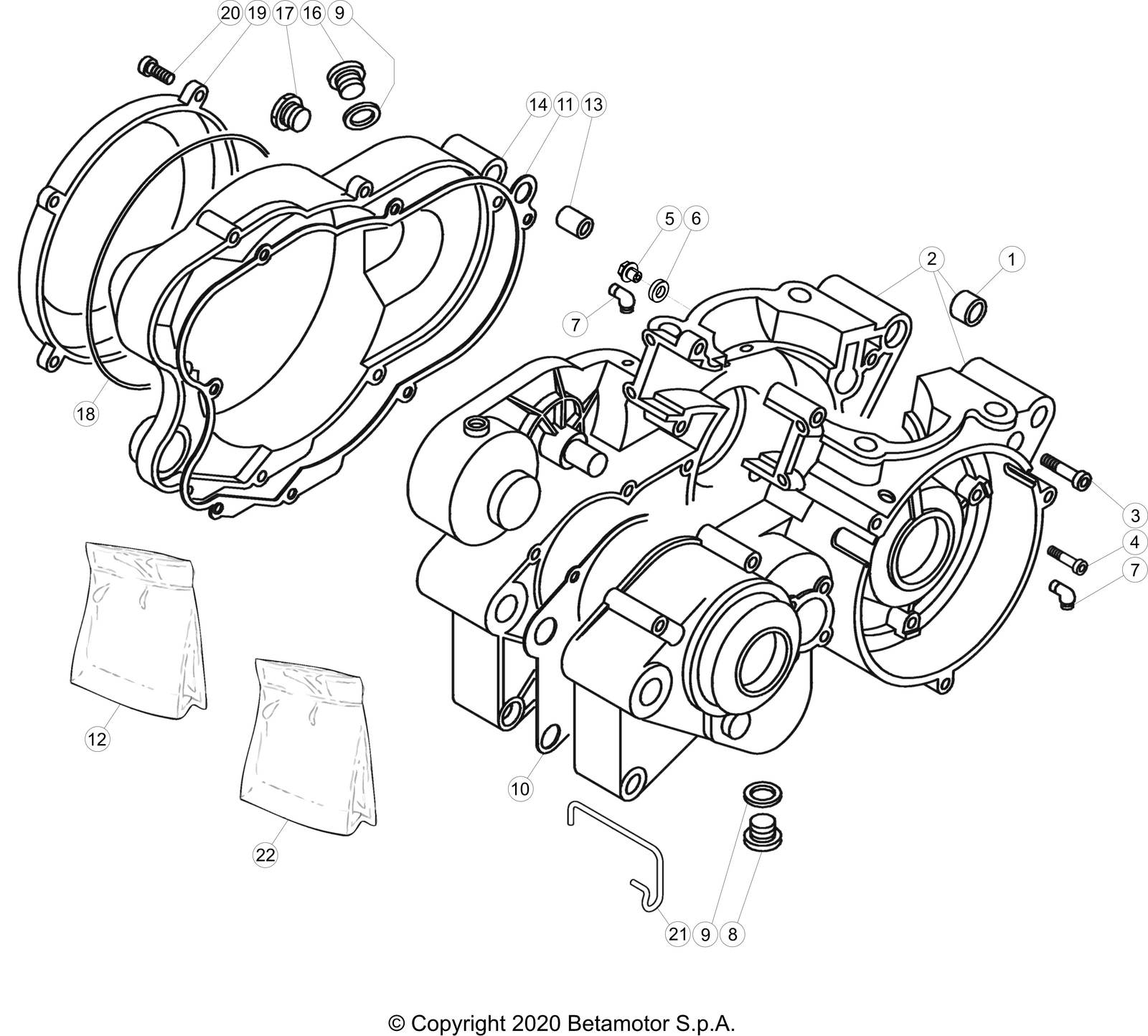 01 ENGINE CASE