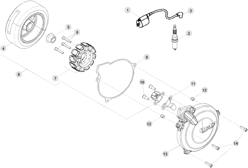 10 IGNITION - FROM CHASSIS 250113 TO 259999