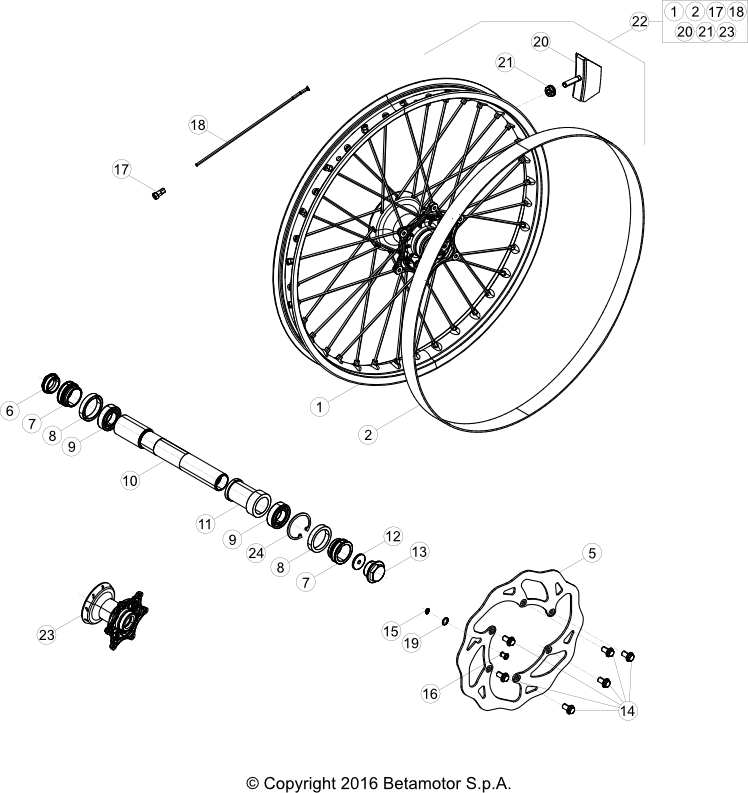 41 FRONT WHEEL