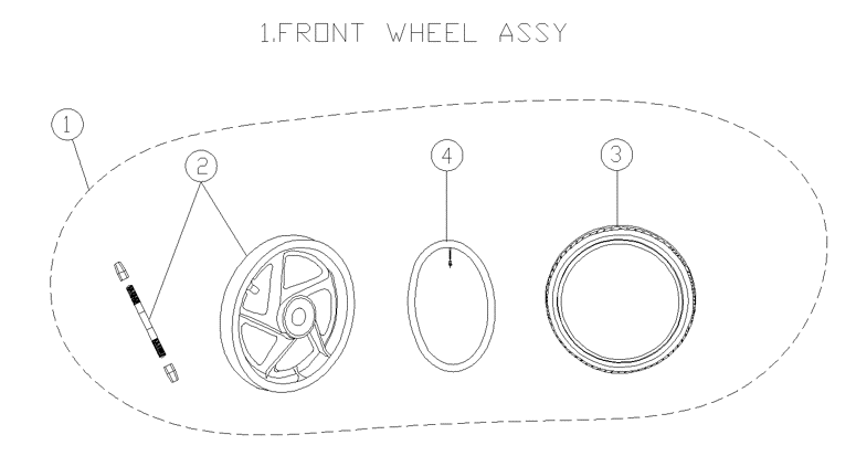 01 Front Wheel Assy