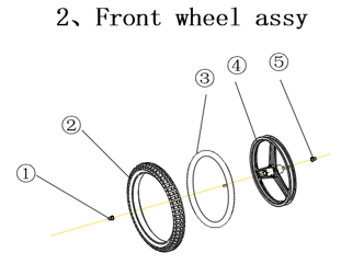 02 Front Wheel Assy