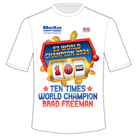 T-SHIRT BRAD FREEMAN WORLD CHAMP 2024 SMALL