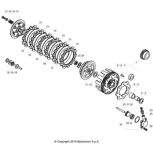 03 PRIMARY GEAR CPL./CLUTCH