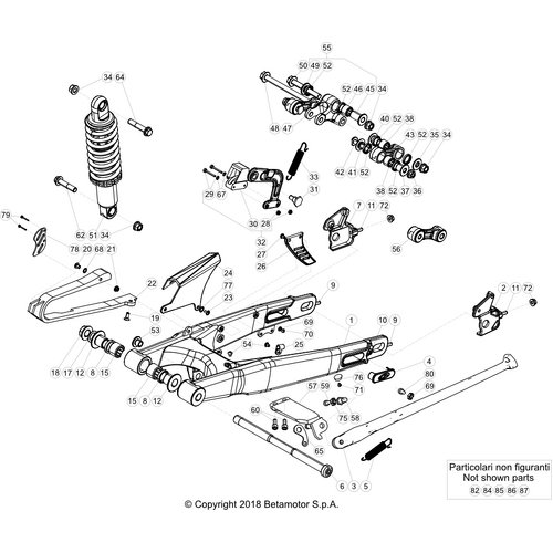 33 SWING ARM/REAR SUSPENSION