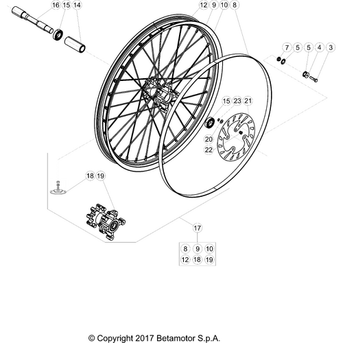 41 FRONT WHEEL