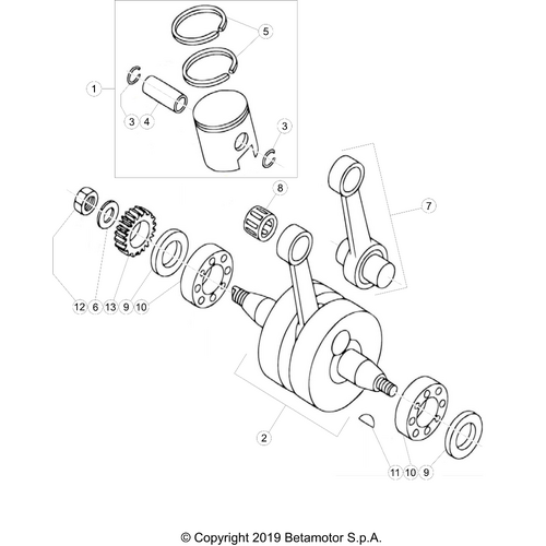 02 CRANKSHAFT/PISTON/BALANCER SHAFT