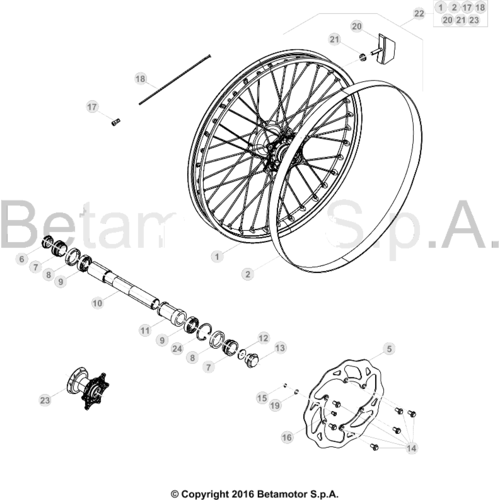 41 FRONT WHEEL