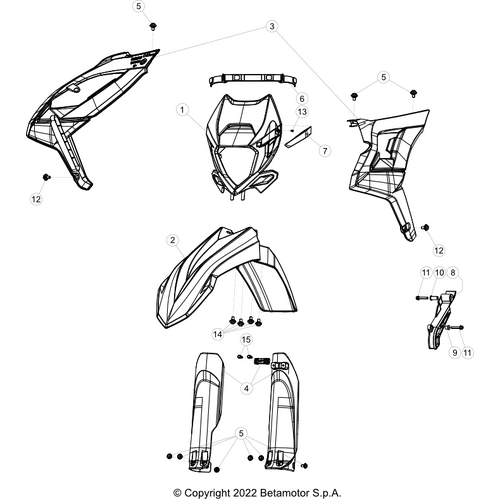 43 PLASTIC ACCESSORIES/SEAT/TANK