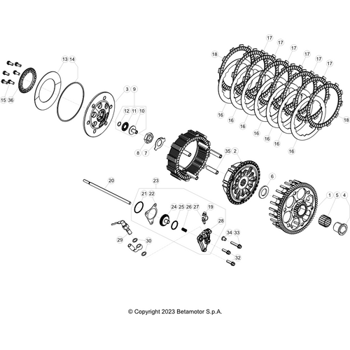 03 PRIMARY GEAR CPL./CLUTCH