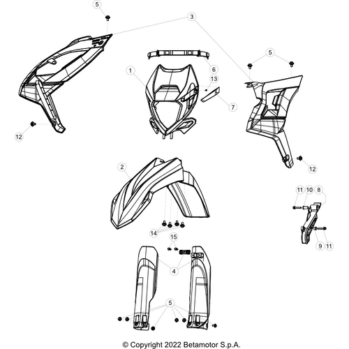 43 PLASTIC ACCESSORIES/SEAT/TANK