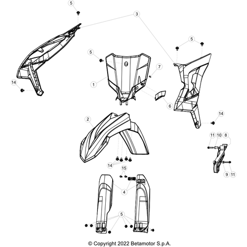 43 PLASTIC ACCESSORIES/SEAT/TANK