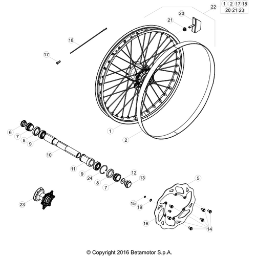 41 FRONT WHEEL