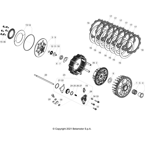 03 PRIMARY GEAR CPL./CLUTCH