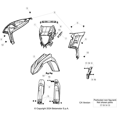 43 PLASTIC ACCESSORIES/SEAT/TANK