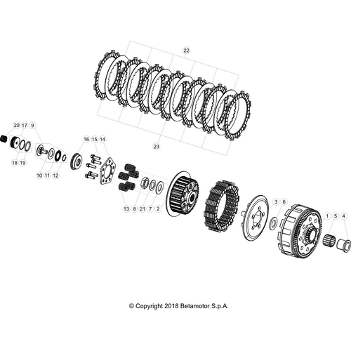 03 PRIMARY GEAR CPL./CLUTCH