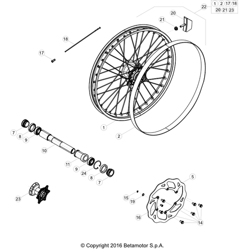 41 FRONT WHEEL