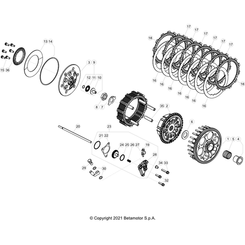 03 PRIMARY GEAR CPL./CLUTCH