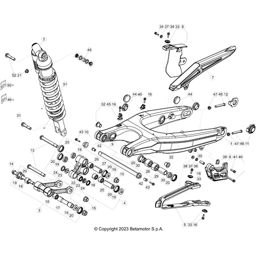 33 SWING ARM/REAR SUSPENSION