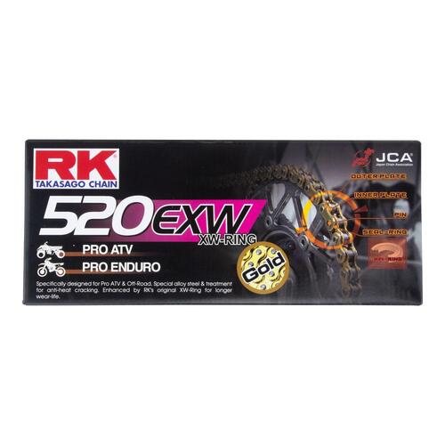 RK CHAIN GOLD 520EXW 120 LINK