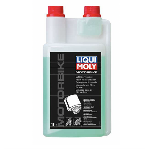 LIQUI MOLY MOTORBIKE FOAM FILTER CLEANER 1 LITRE