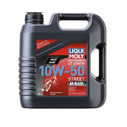 LIQUI MOLY 4ST SYNTH 10W-50 STREET RACE 4 LITRE