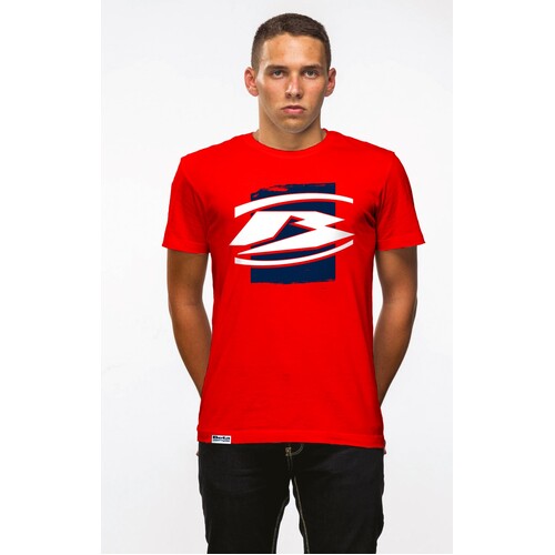 T-SHIRT FULL RED WITH BETA LOGO LARGE