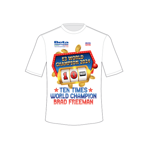 T-SHIRT BRAD FREEMAN WORLD CHAMP 2024 SMALL