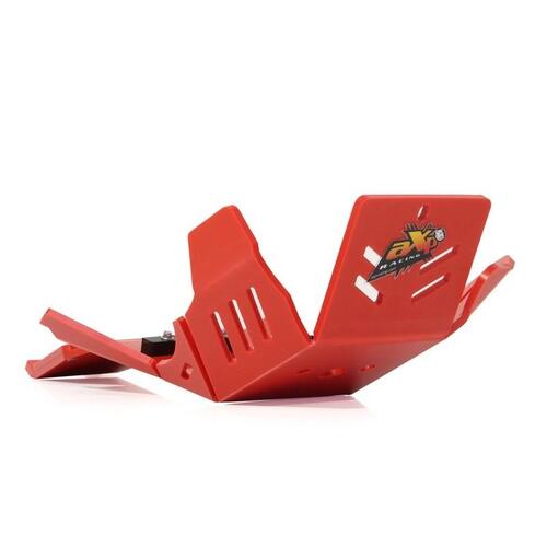 AXP EXTREME SKID PLATE RED 8MM RR125/200 MY23>